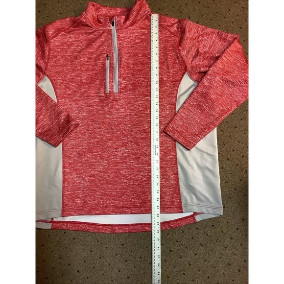 TGW Golf Quarter Zip Pullover Performance Golf Jacket. Heather Red Color Size 2X - Picture 2 of 5